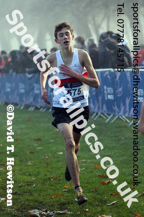 Mens under-17s, European Cross Country Trials, Sefton Park, Liverpool. Photo: David T. Hewitson/Sports for All Pics